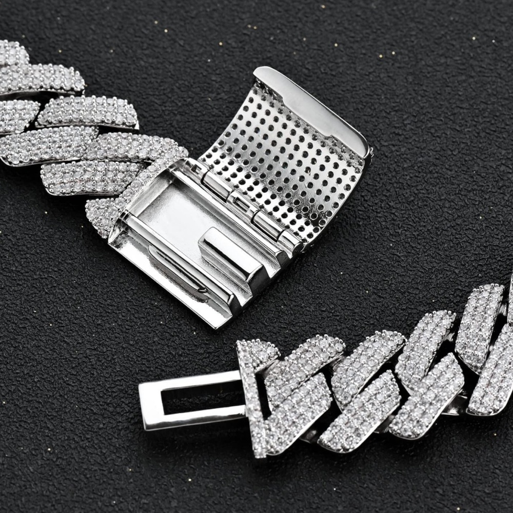 18k 30ct Link Necklace - Picture 5 of 13